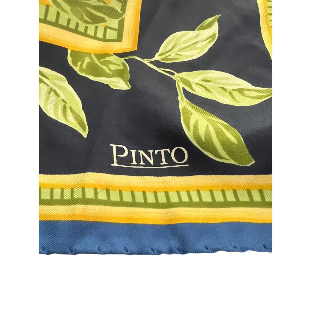Vintage silk scarf Les Perroquets Parrots Pinto 35" Toucan Tropical Birds - Picture 4 of 6